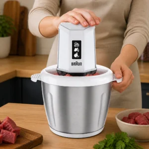 braun electric chopper 3l – powerful food processor
